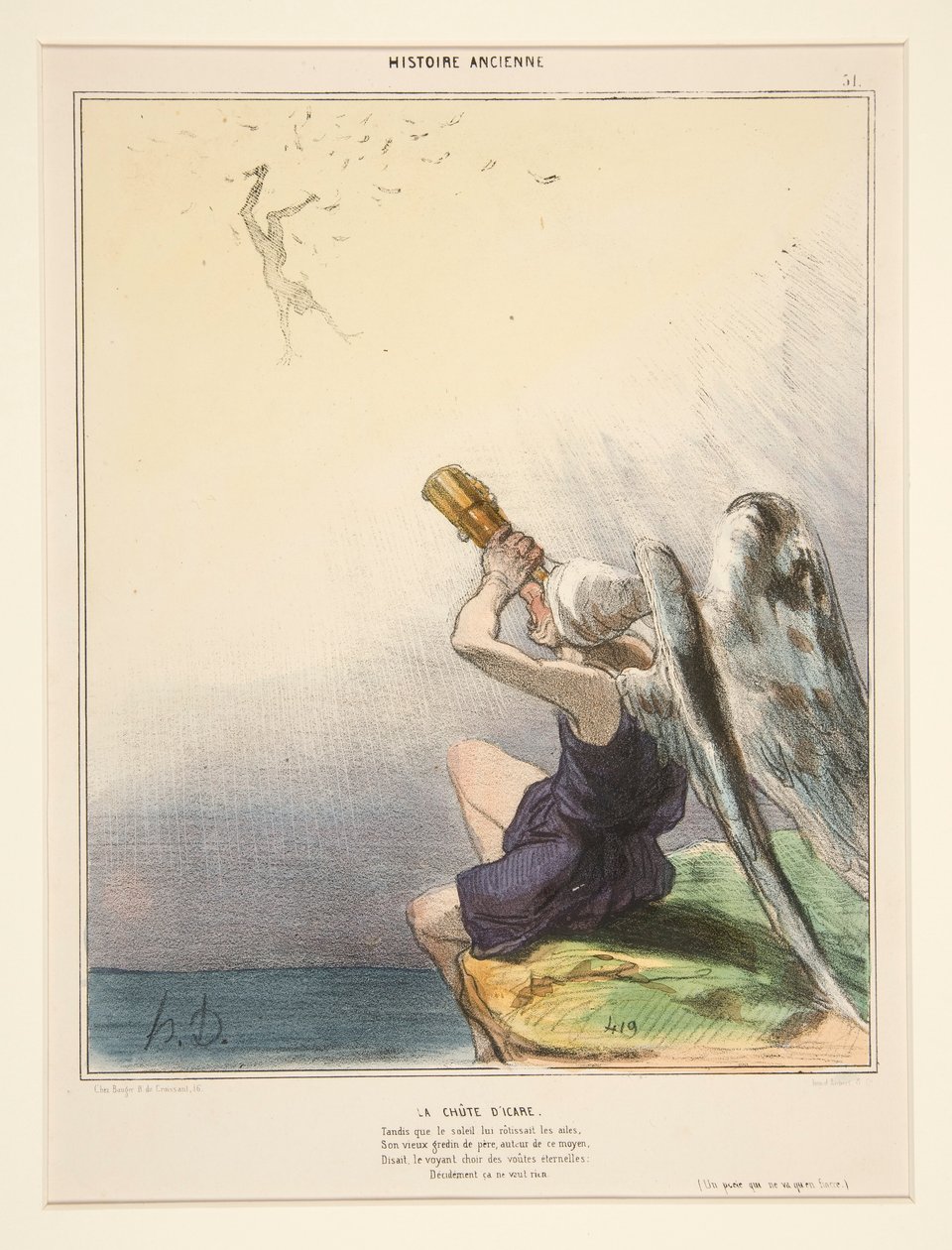 A queda D de Honoré Daumier