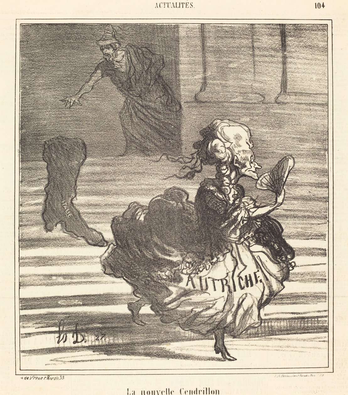 A Nova Cinderela de Honoré Daumier