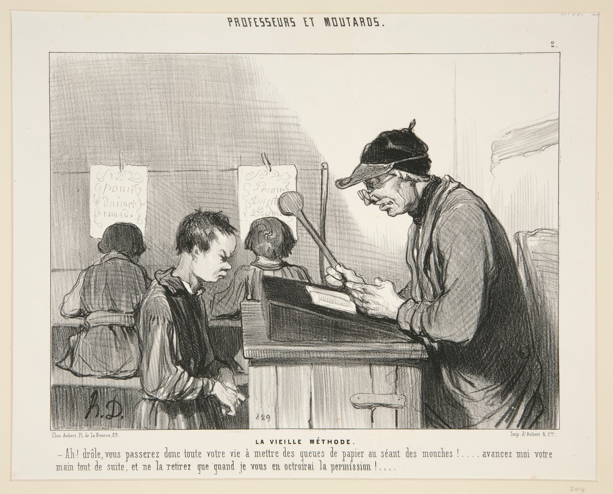 O Velho M de Honoré Daumier