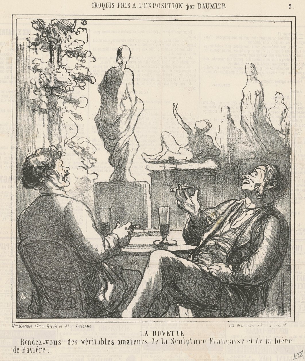 O bar de Honoré Daumier