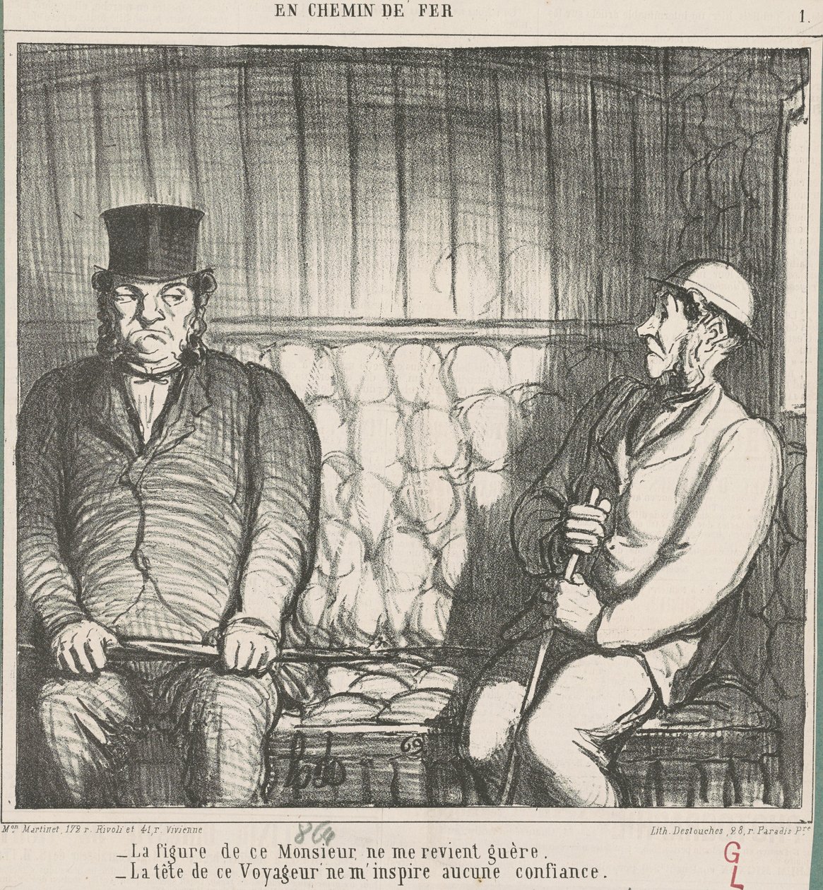 O rosto deste senhor dificilmente vem à mente... de Honoré Daumier