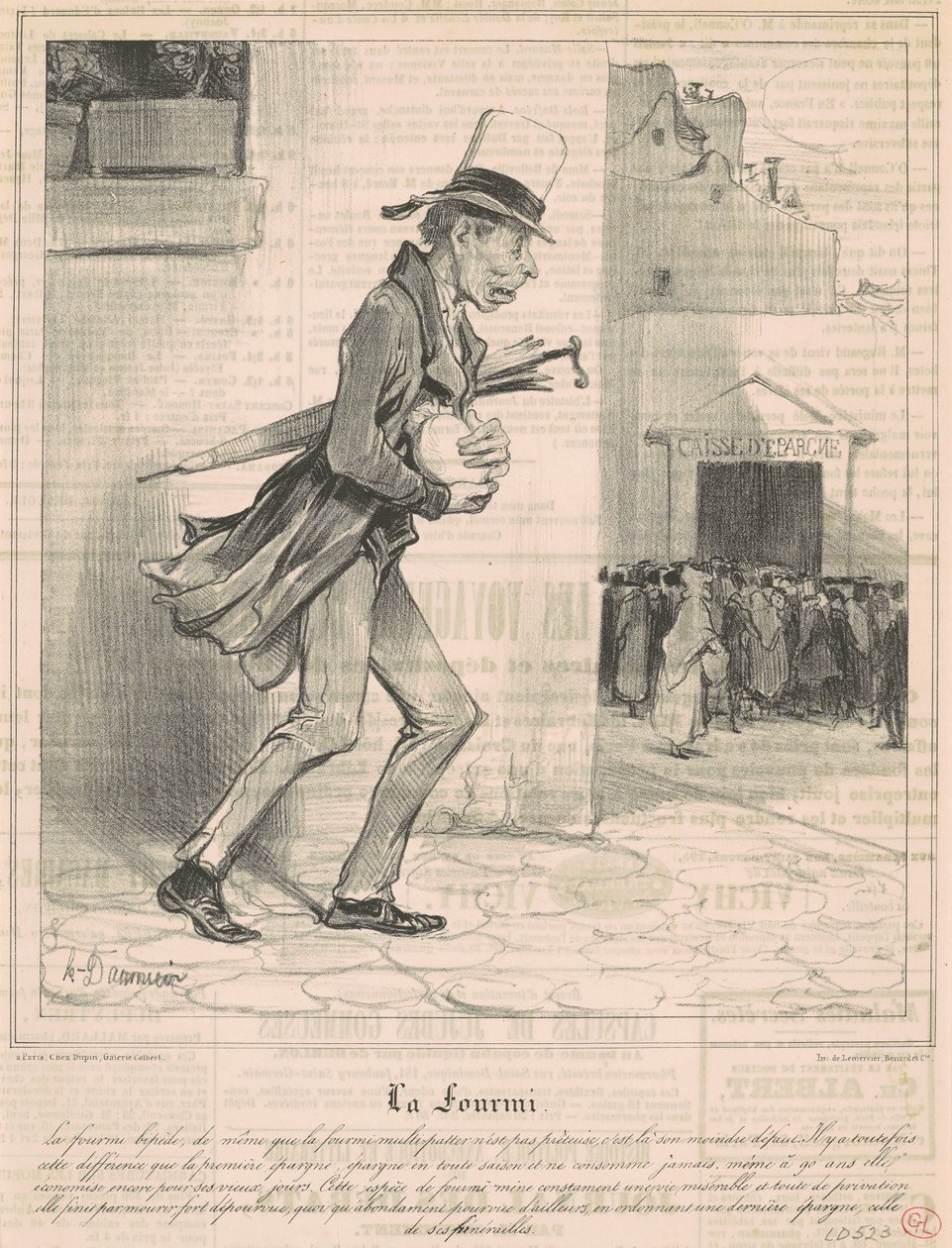 A formiga de Honoré Daumier