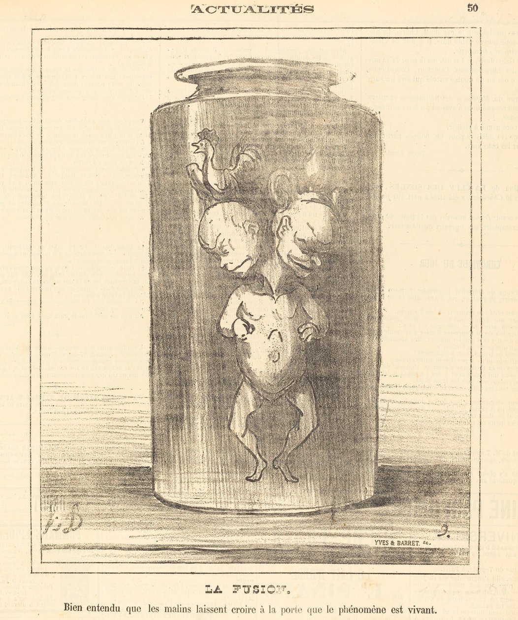 Fusão de Honoré Daumier