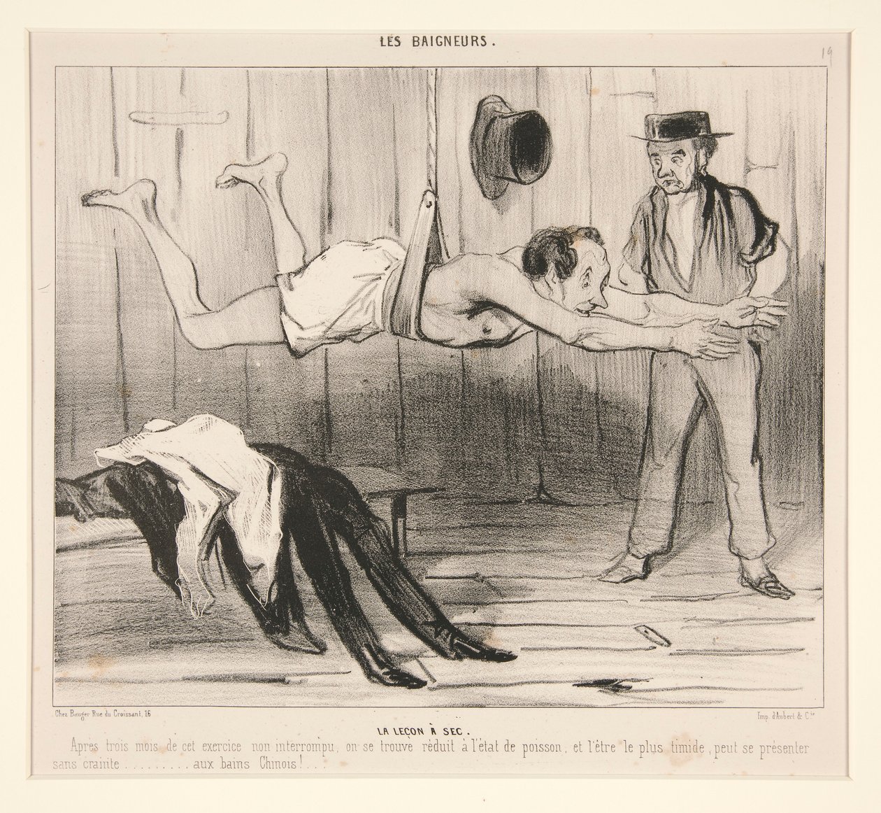 A lição secou. Após três meses deste exercício de Honoré Daumier