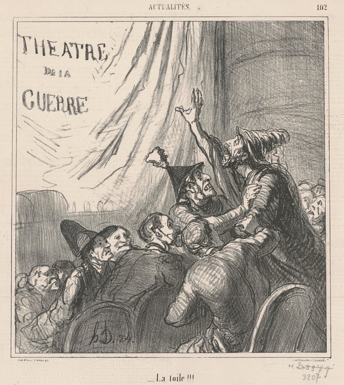 A teia!!! de Honoré Daumier