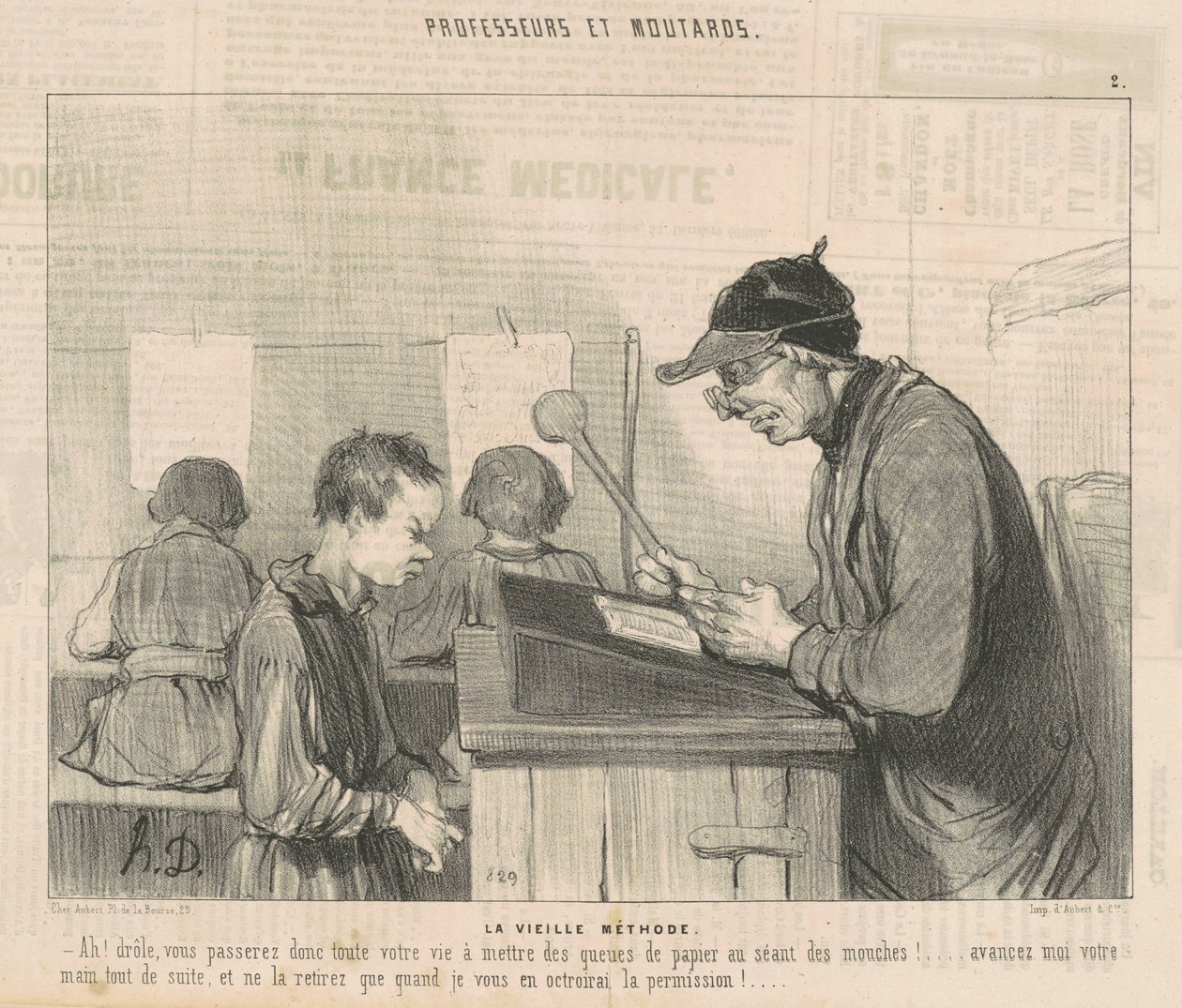 O método antigo de Honoré Daumier