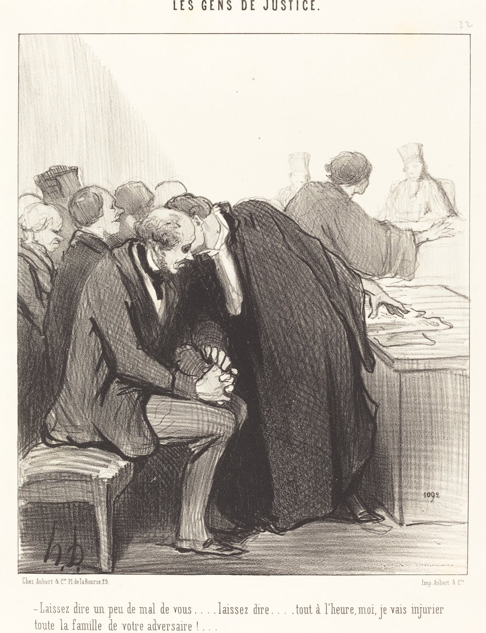 Vamos falar um pouco mal de você... de Honoré Daumier