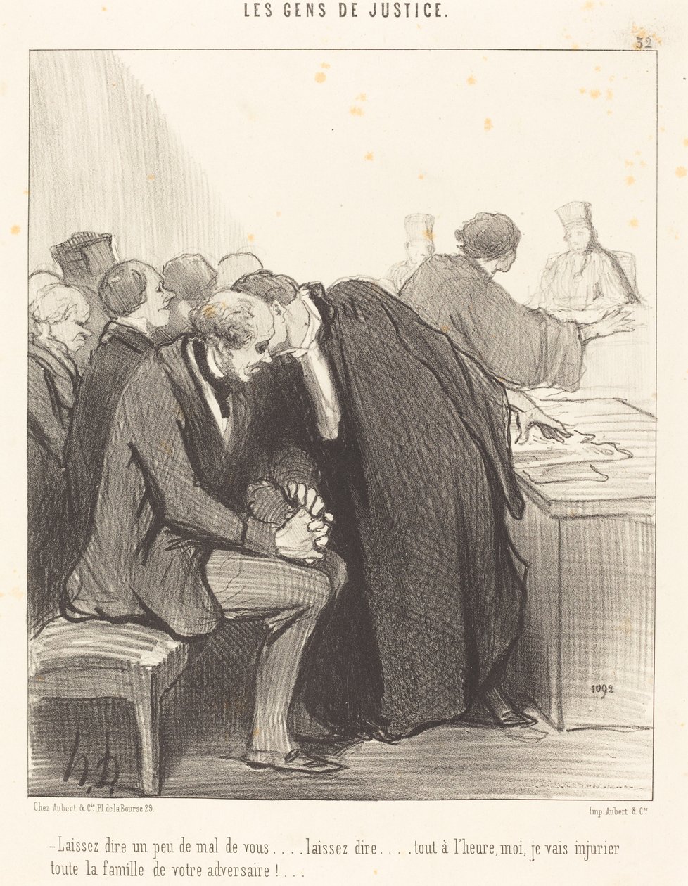Vamos falar um pouco mal de você... de Honoré Daumier