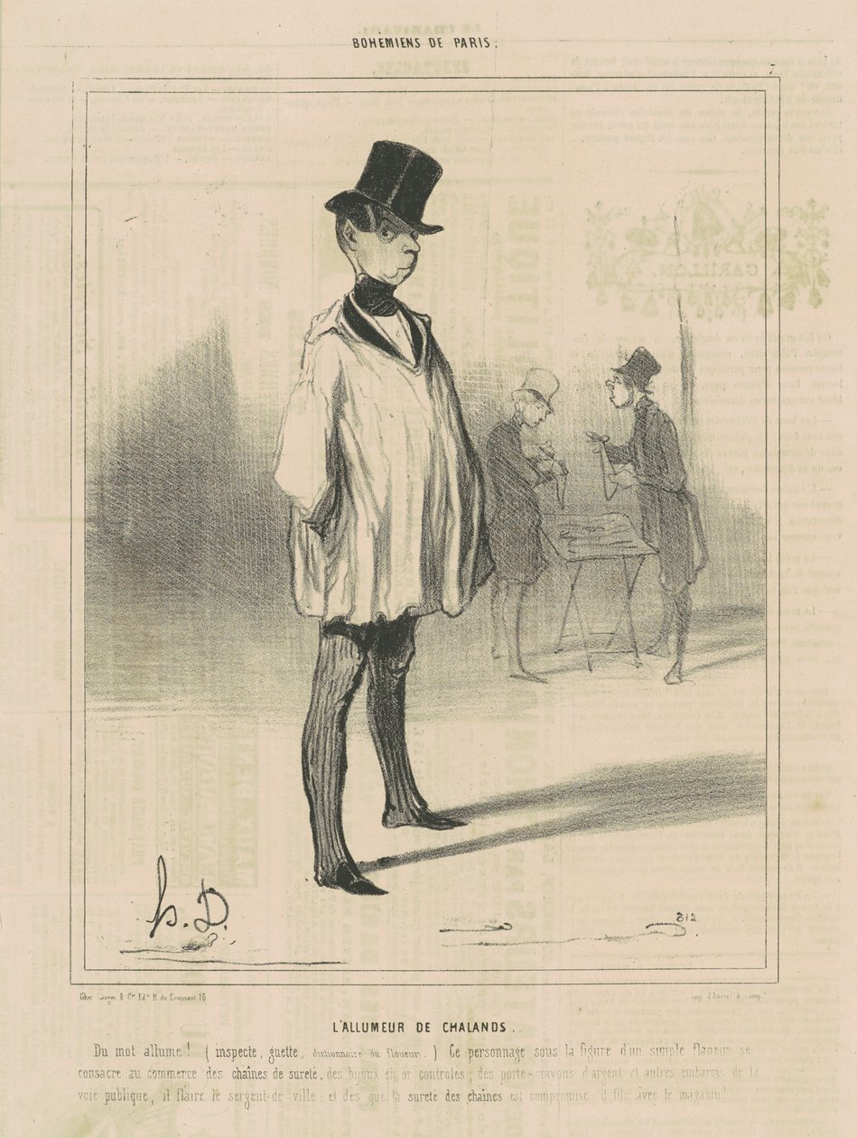 O isqueiro das barcaças de Honoré Daumier