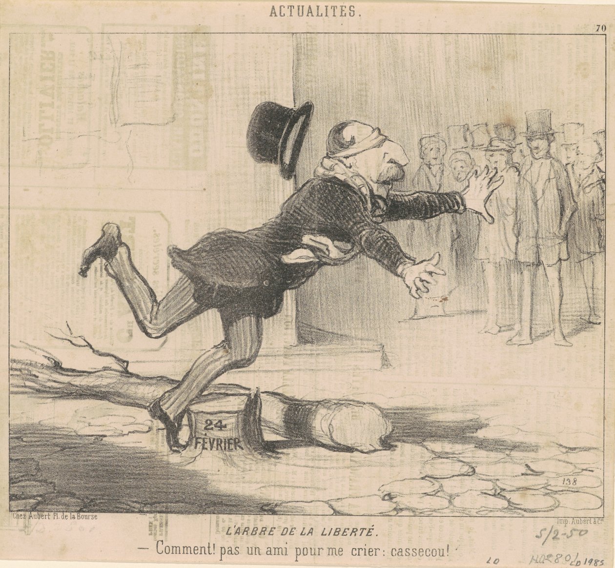A árvore da liberdade de Honoré Daumier