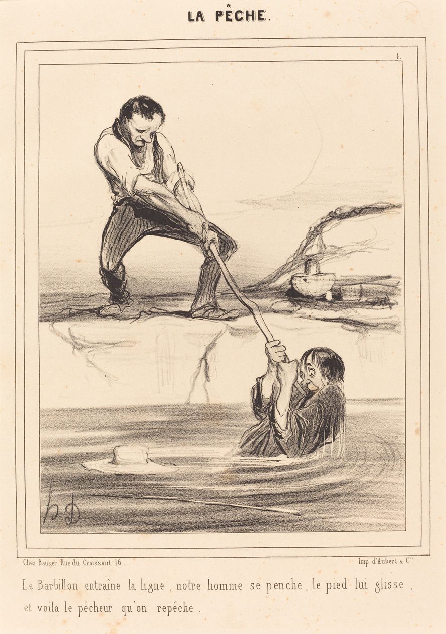 O Barbillon envolve... de Honoré Daumier