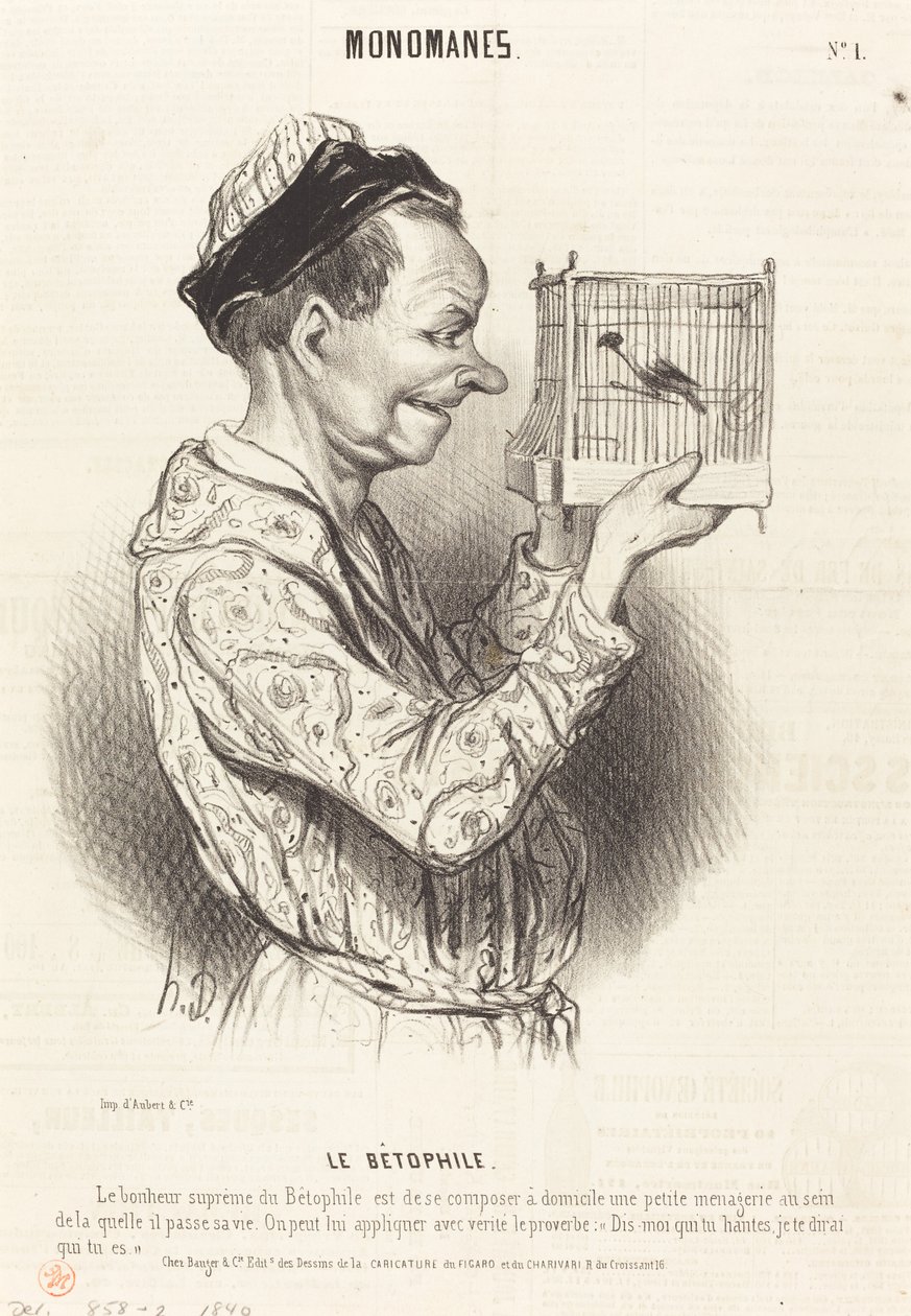 O Betófilo de Honoré Daumier