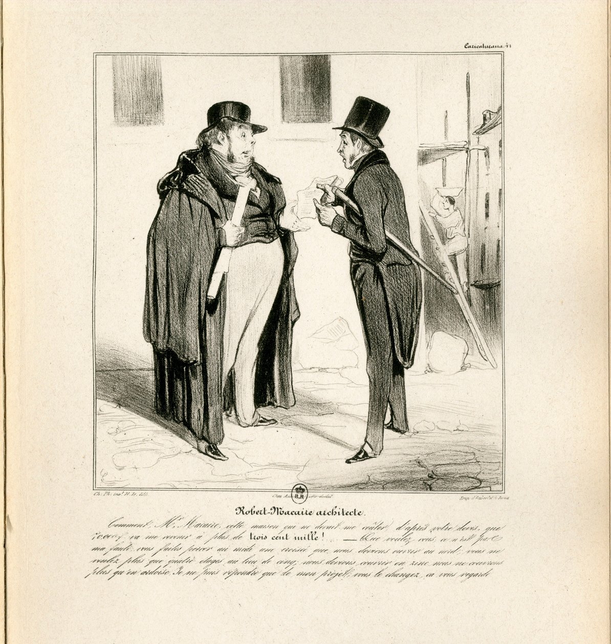 Le Charivari, Satirical in B & W de Honoré Daumier
