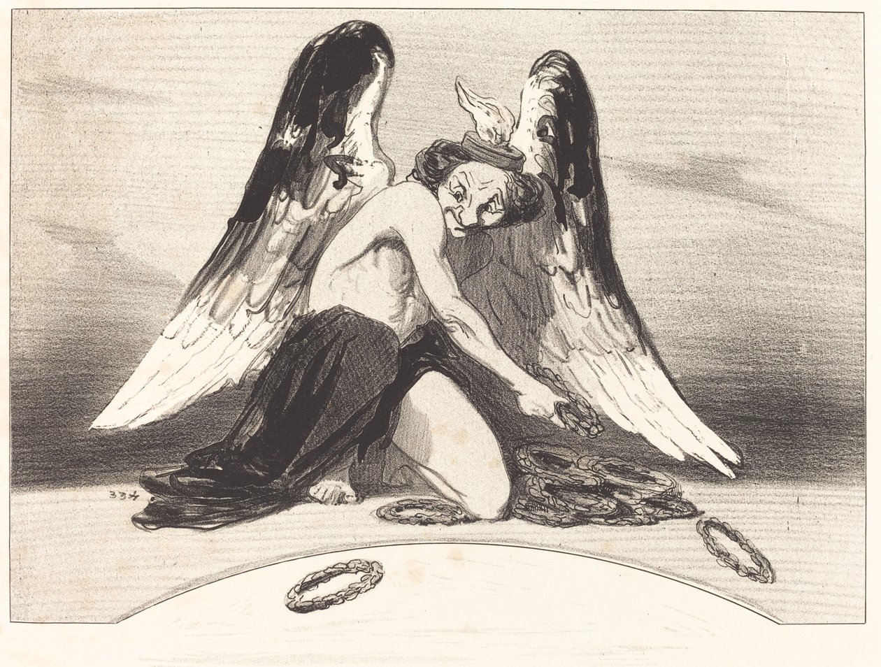 Le Charivari grato ao ano de 1841 de Honoré Daumier