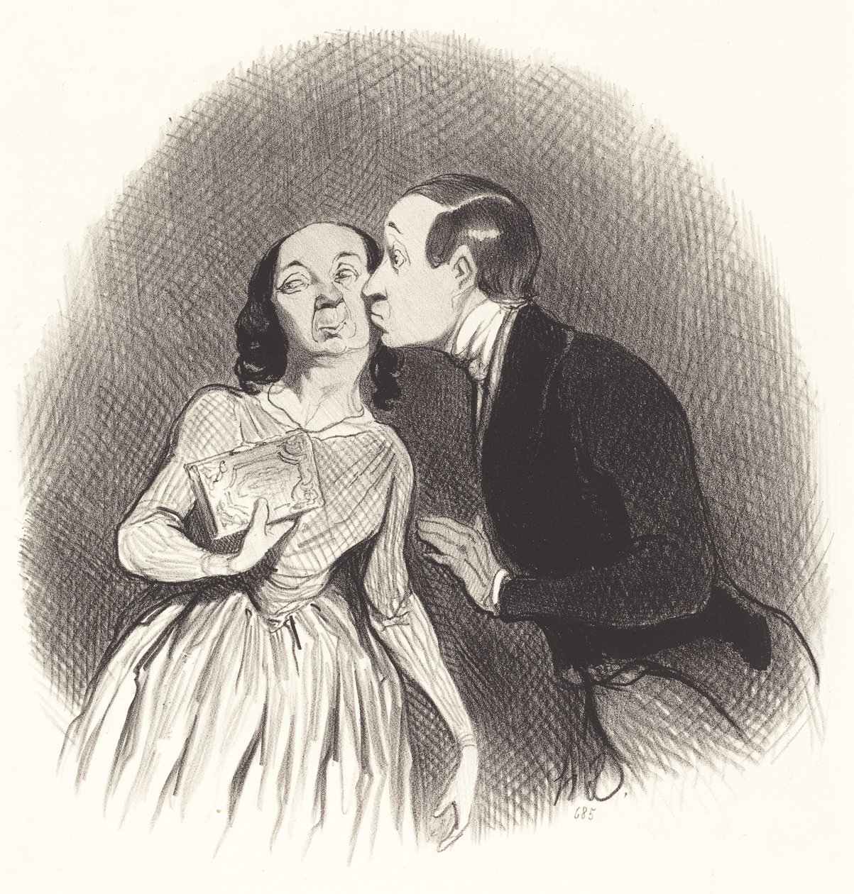 Dia de Ano Novo de Honoré Daumier