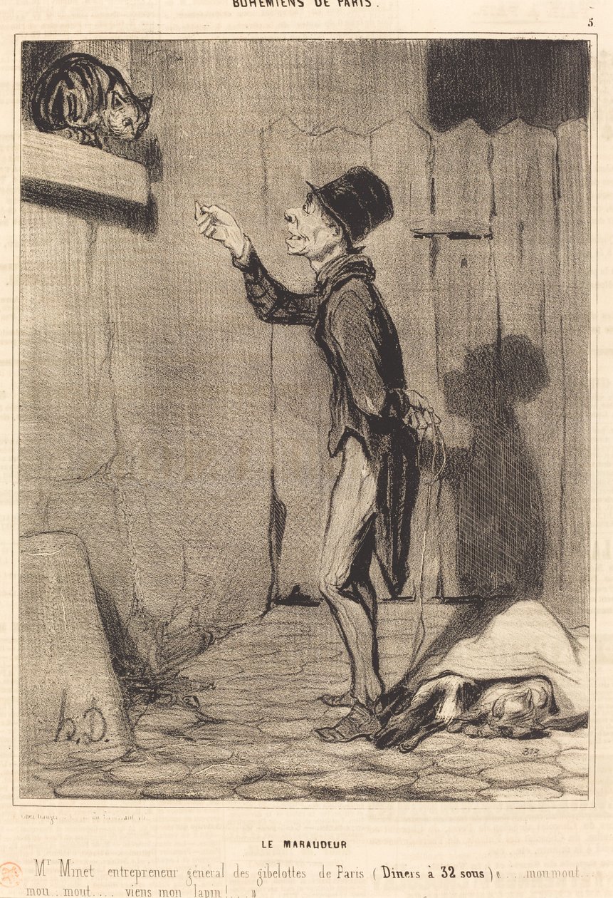 O Saqueador de Honoré Daumier