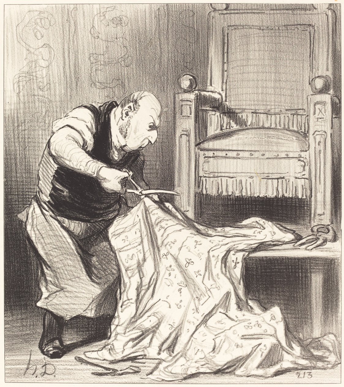 Le Nouveau tapissier de la couronne... de Honoré Daumier