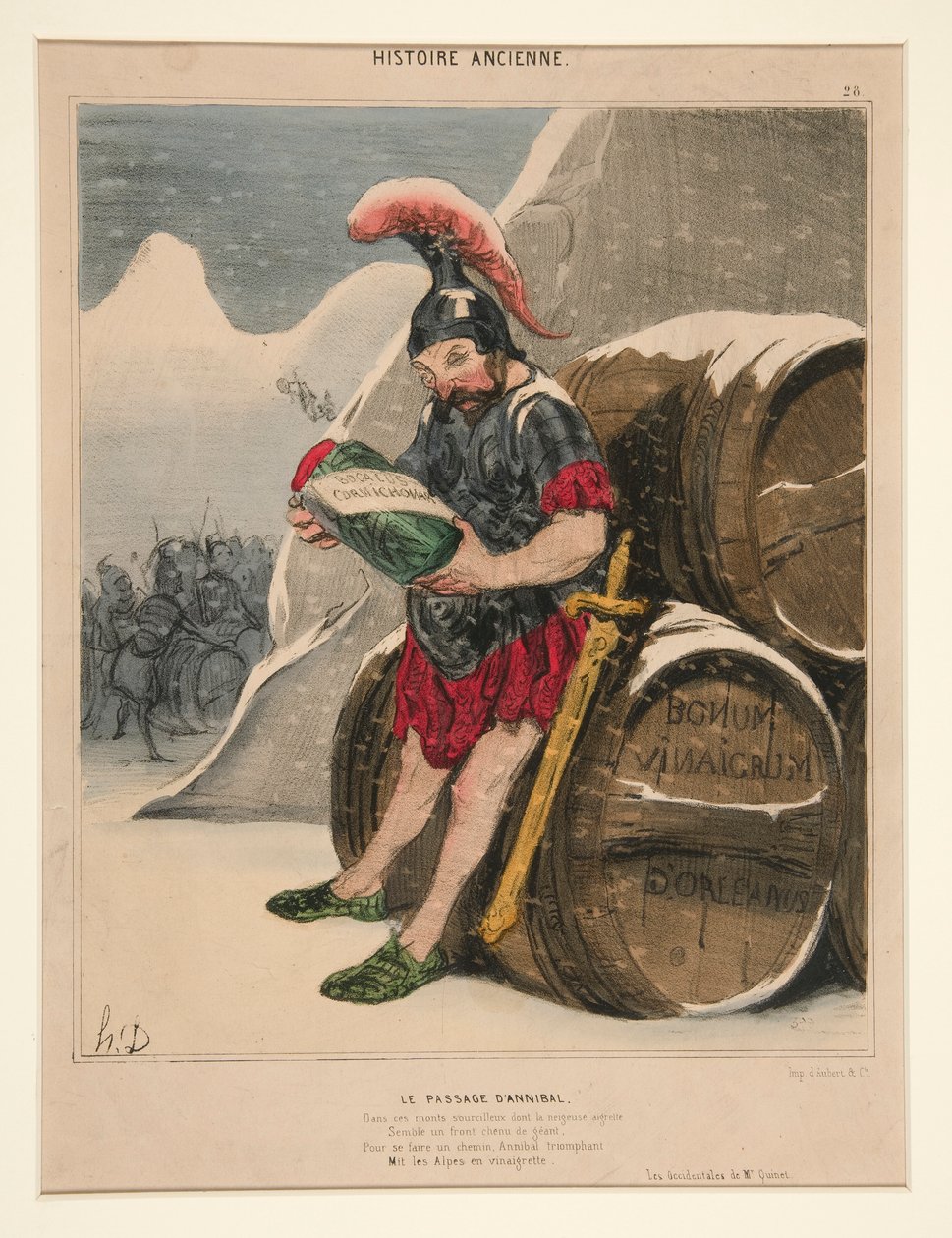 A passagem de de Honoré Daumier