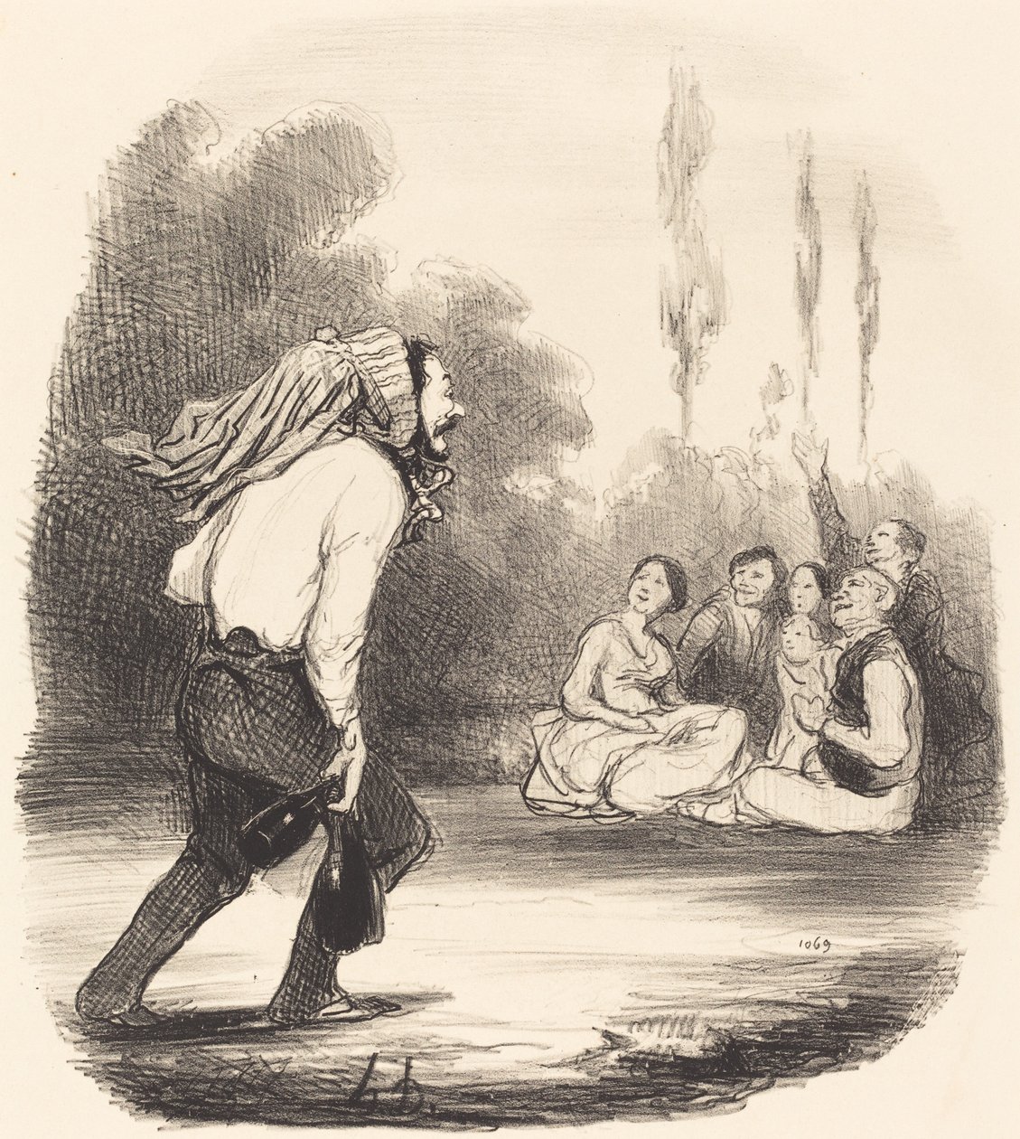 Le Plus farceur de la société de Honoré Daumier