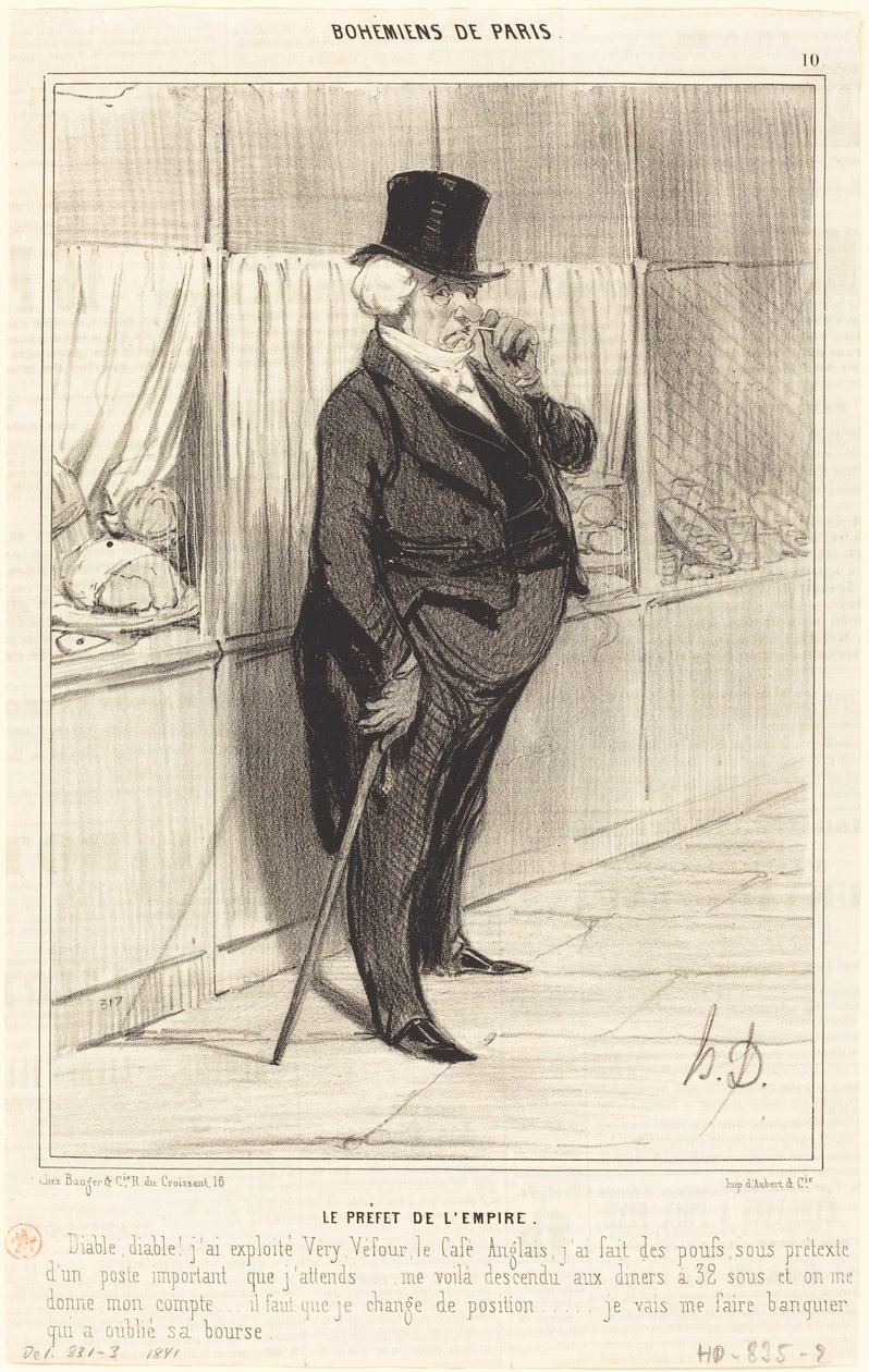 O Prefeito do Império de Honoré Daumier
