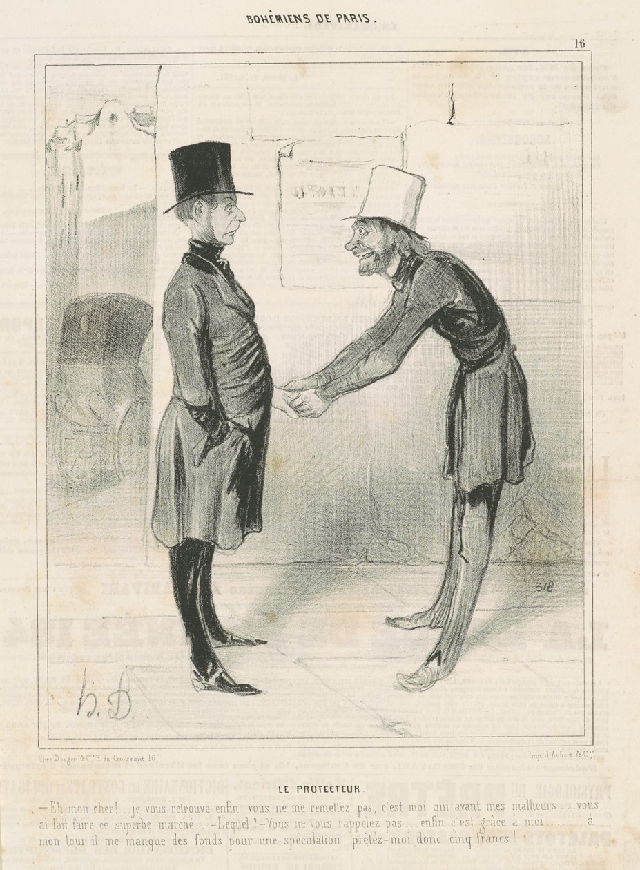 O protetor de Honoré Daumier