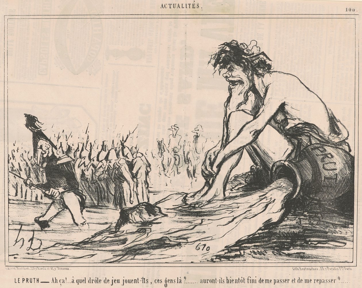 Le Pruth de Honoré Daumier