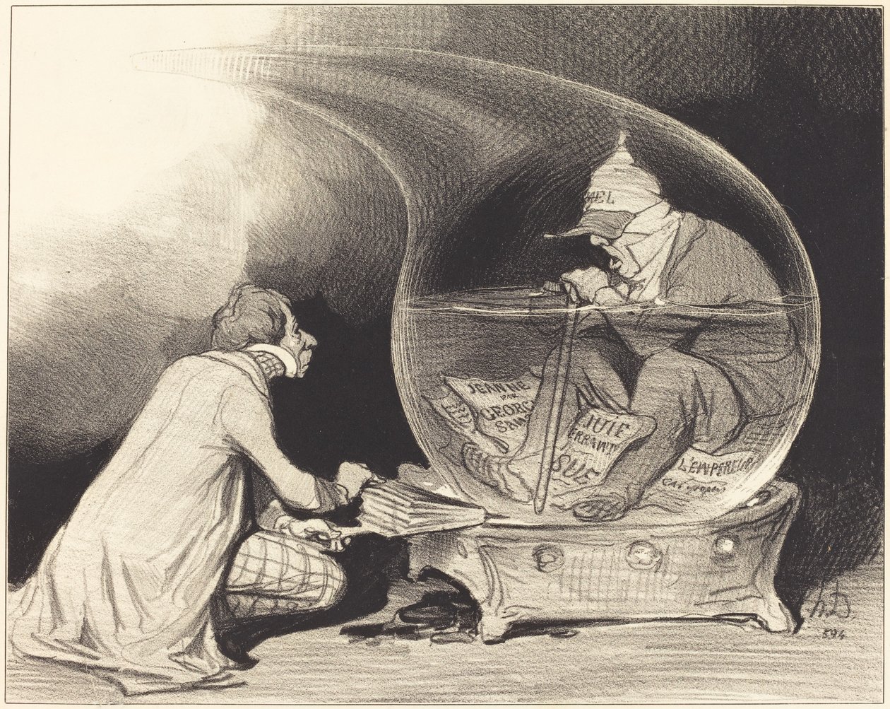 O rejuvenescimento da Constituição de Honoré Daumier