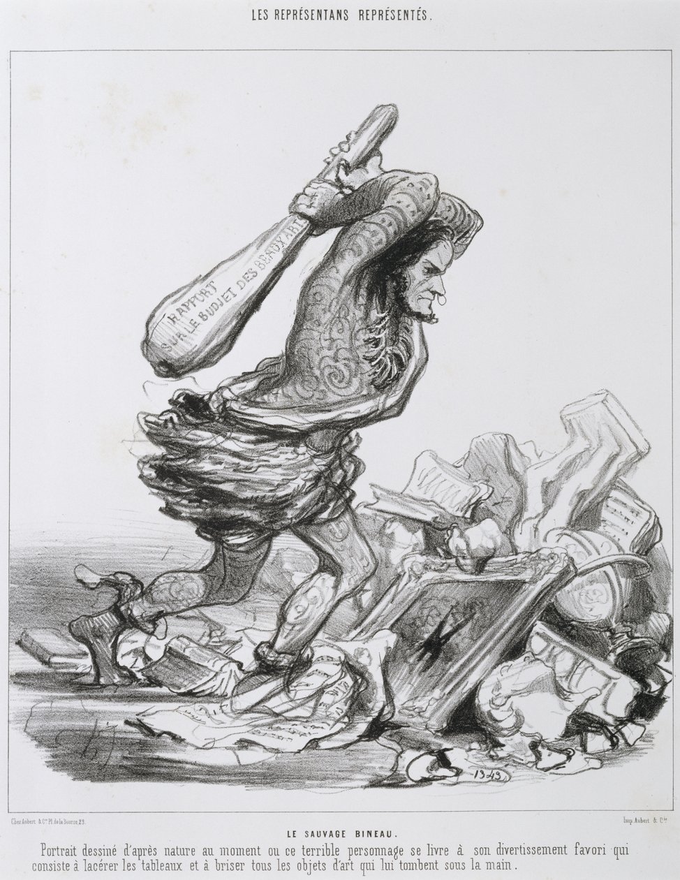Le Sauvage Bineau de Honoré Daumier