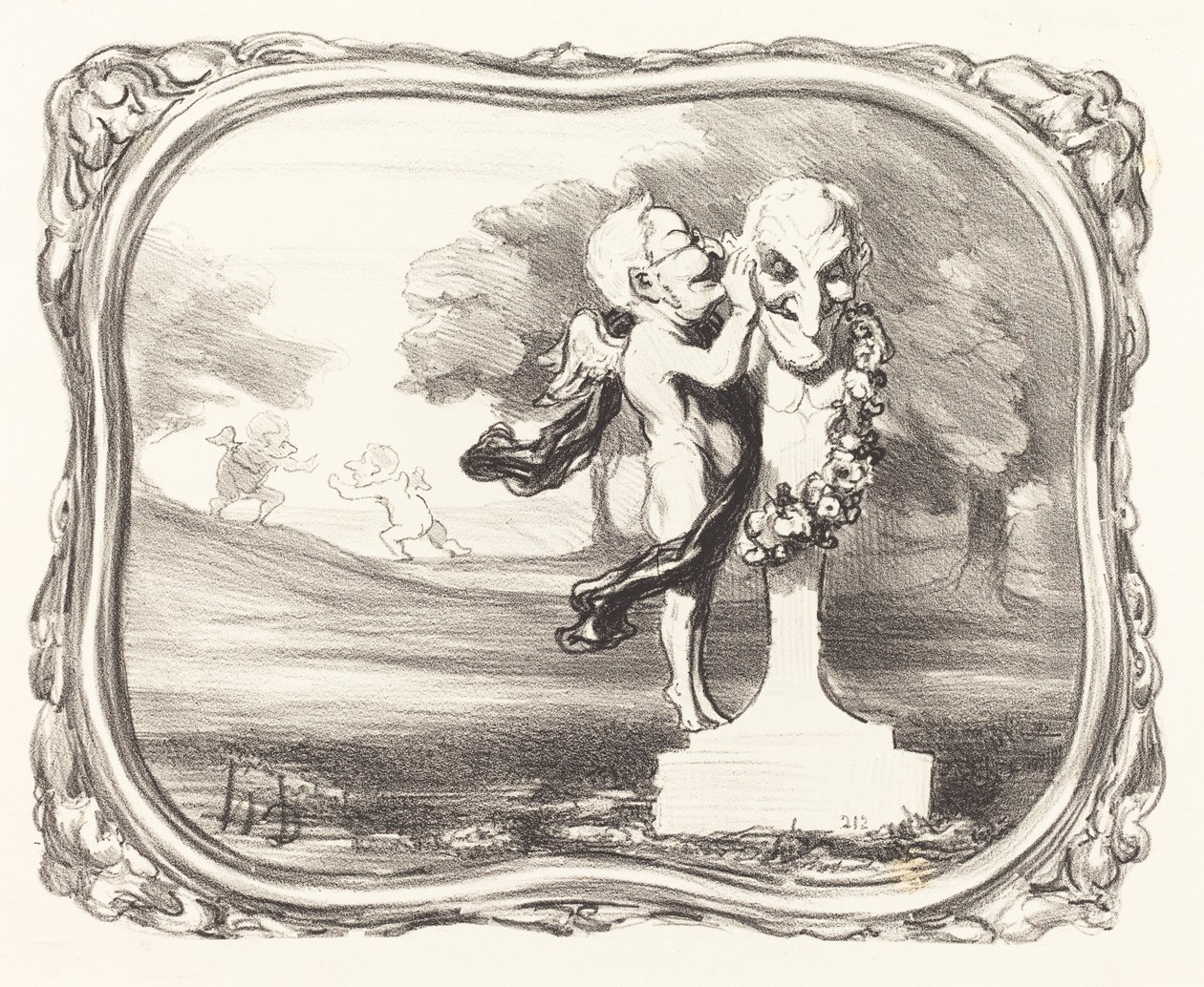 O segredo confiado ao Deus Fauno de Honoré Daumier