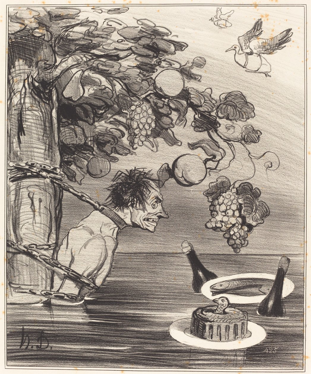 Le Supplice de Tantale de Honoré Daumier