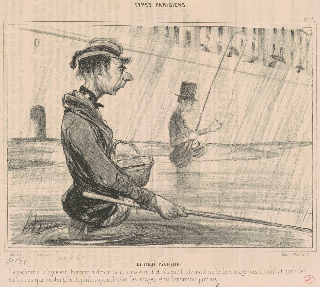 O Velho Pecador de Honoré Daumier