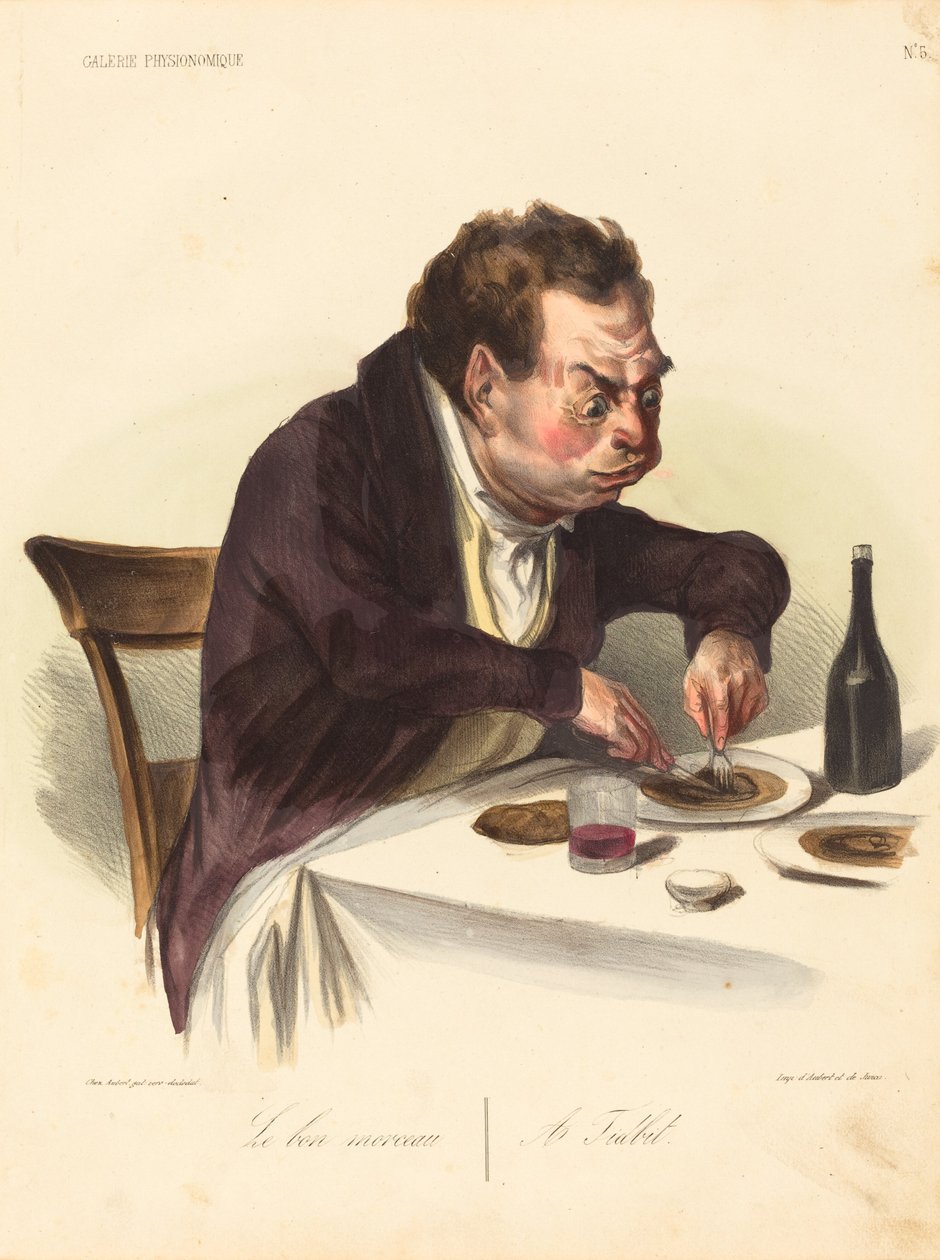 Le bon morceau de Honoré Daumier