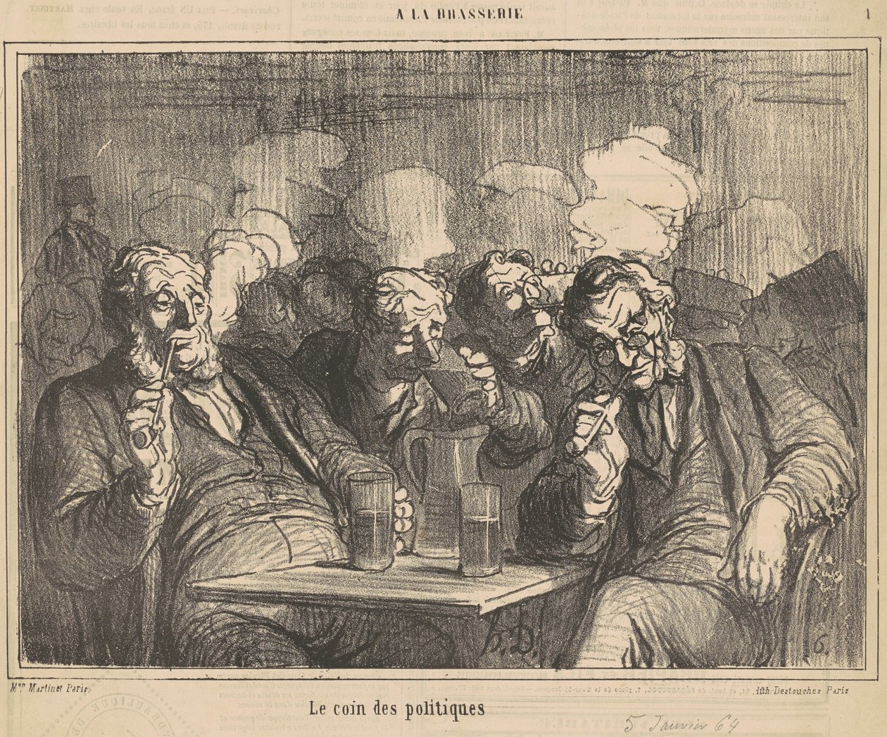 O canto da política de Honoré Daumier