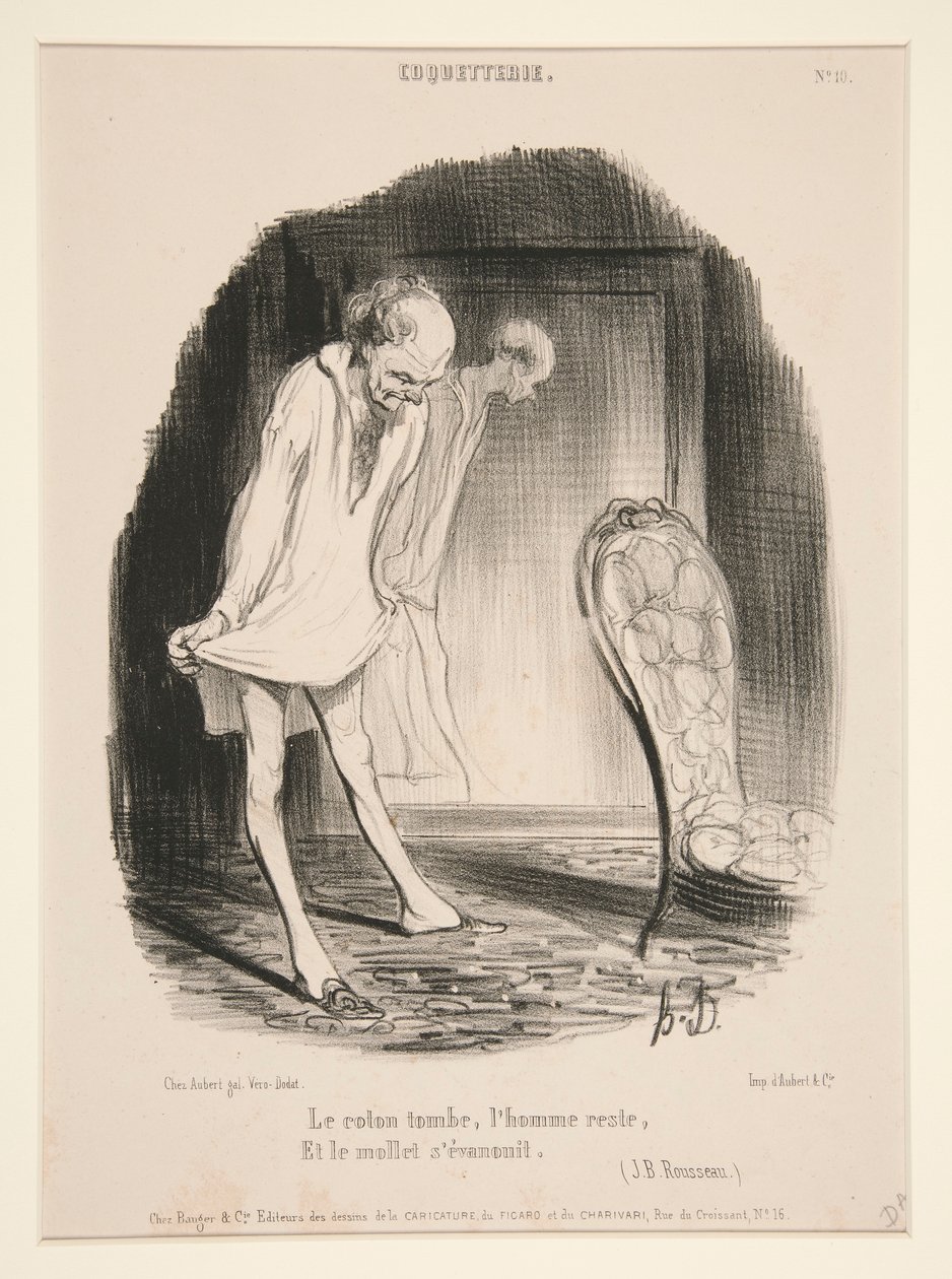 Algodão cai, l de Honoré Daumier