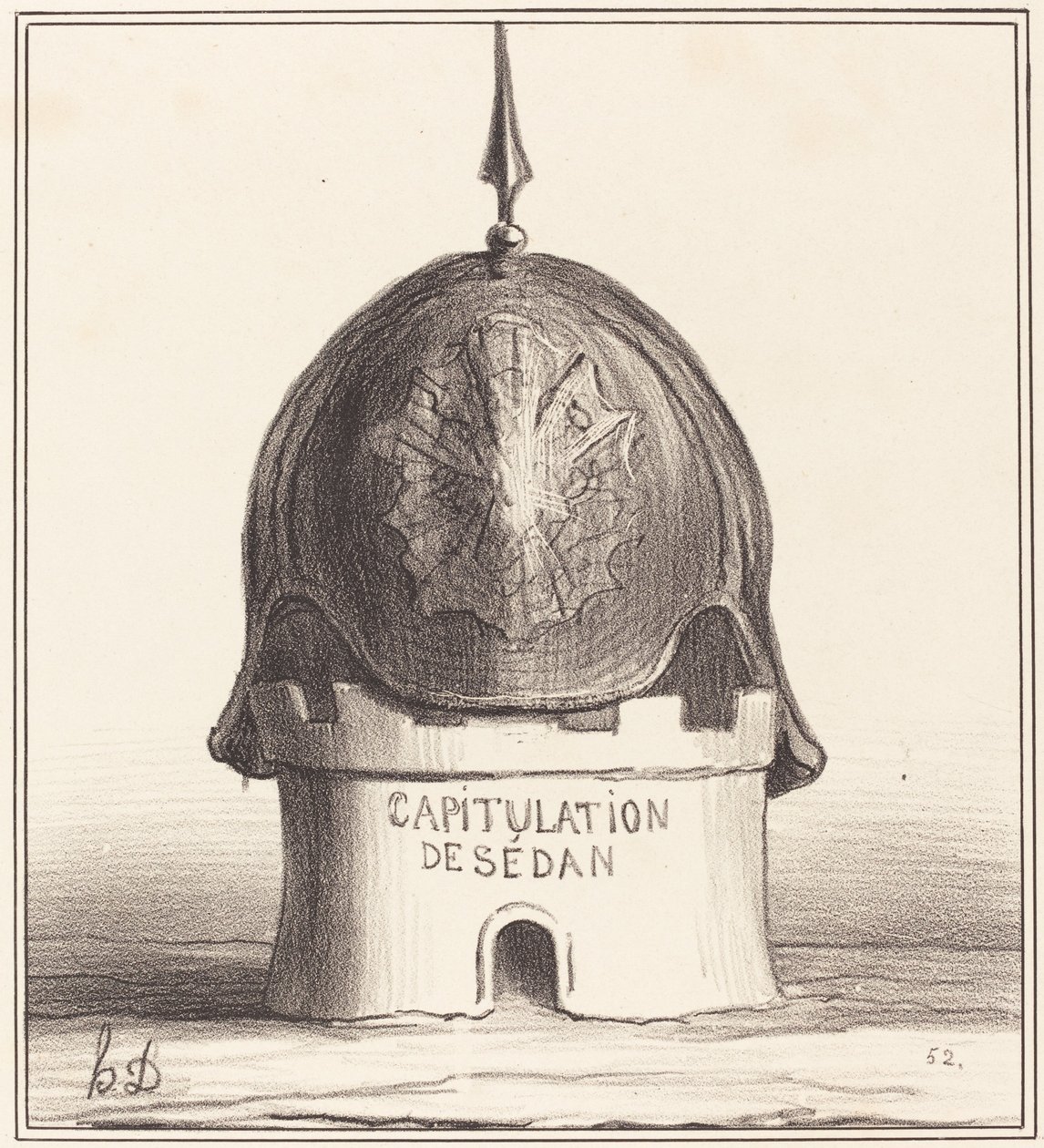 A coroação de seu edifício de Honoré Daumier