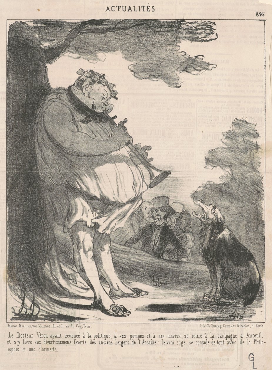 Doutor Véron... em Auteuil... de Honoré Daumier