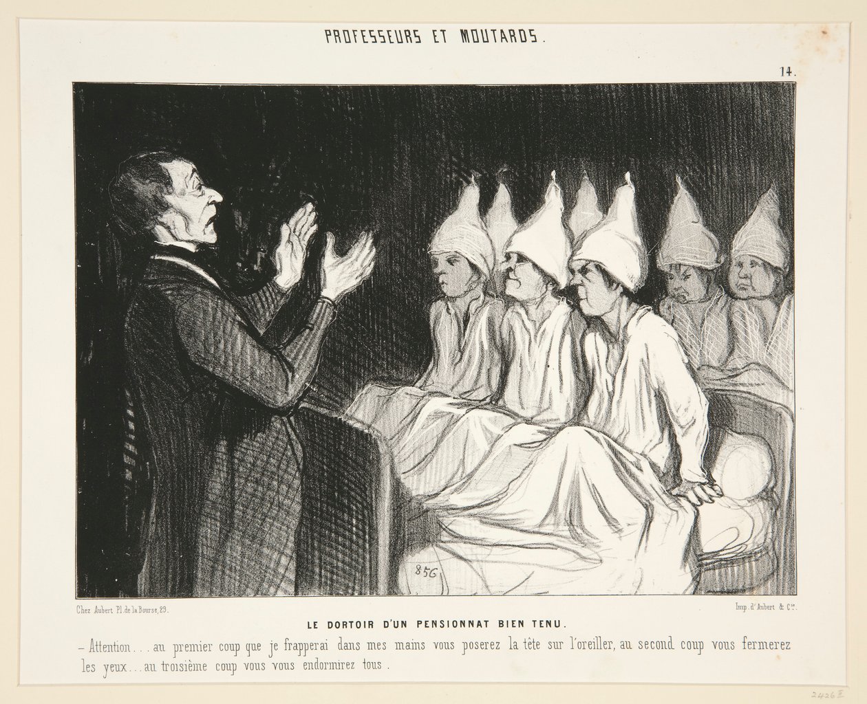 O dormitório de de Honoré Daumier
