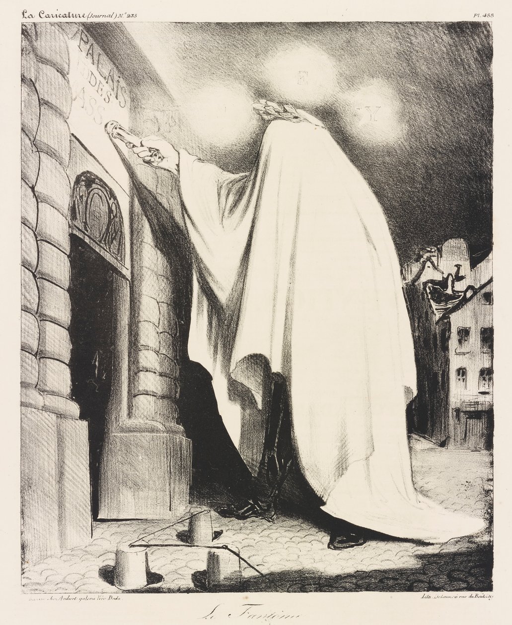 Le fant?me (O Fantasma) de Honoré Daumier