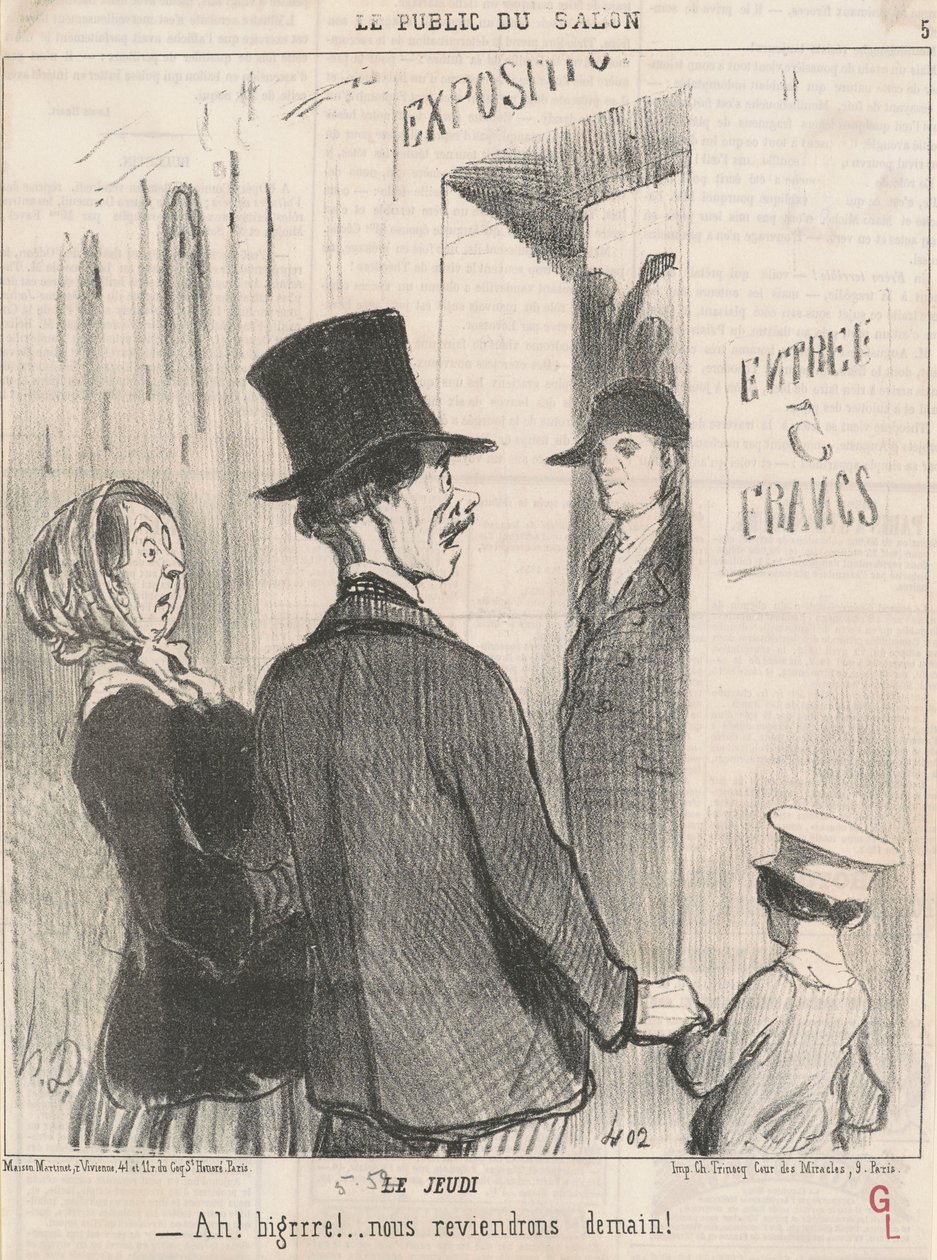 Quinta-feira de Honoré Daumier