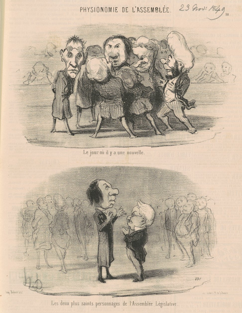 O dia em que houver novidades de Honoré Daumier