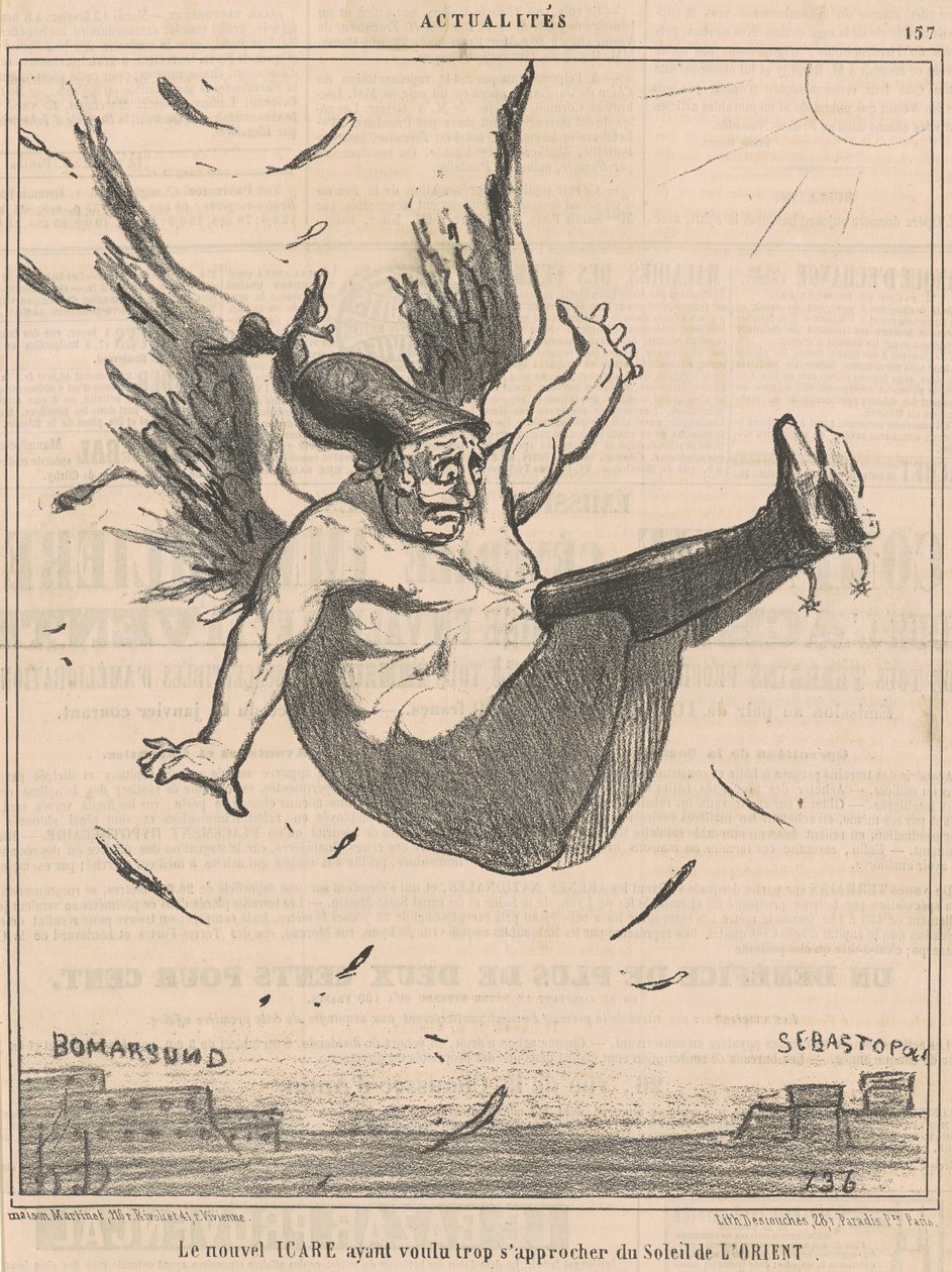 O novo Ícaro... de Honoré Daumier