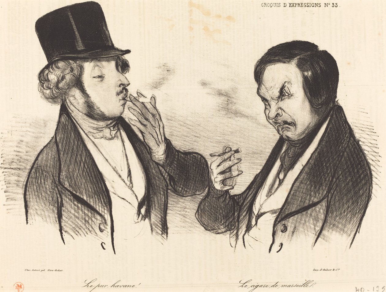 Havana pura! O charuto de Marselha de Honoré Daumier