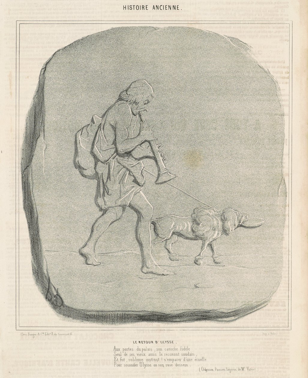O retorno de Ulisses de Honoré Daumier
