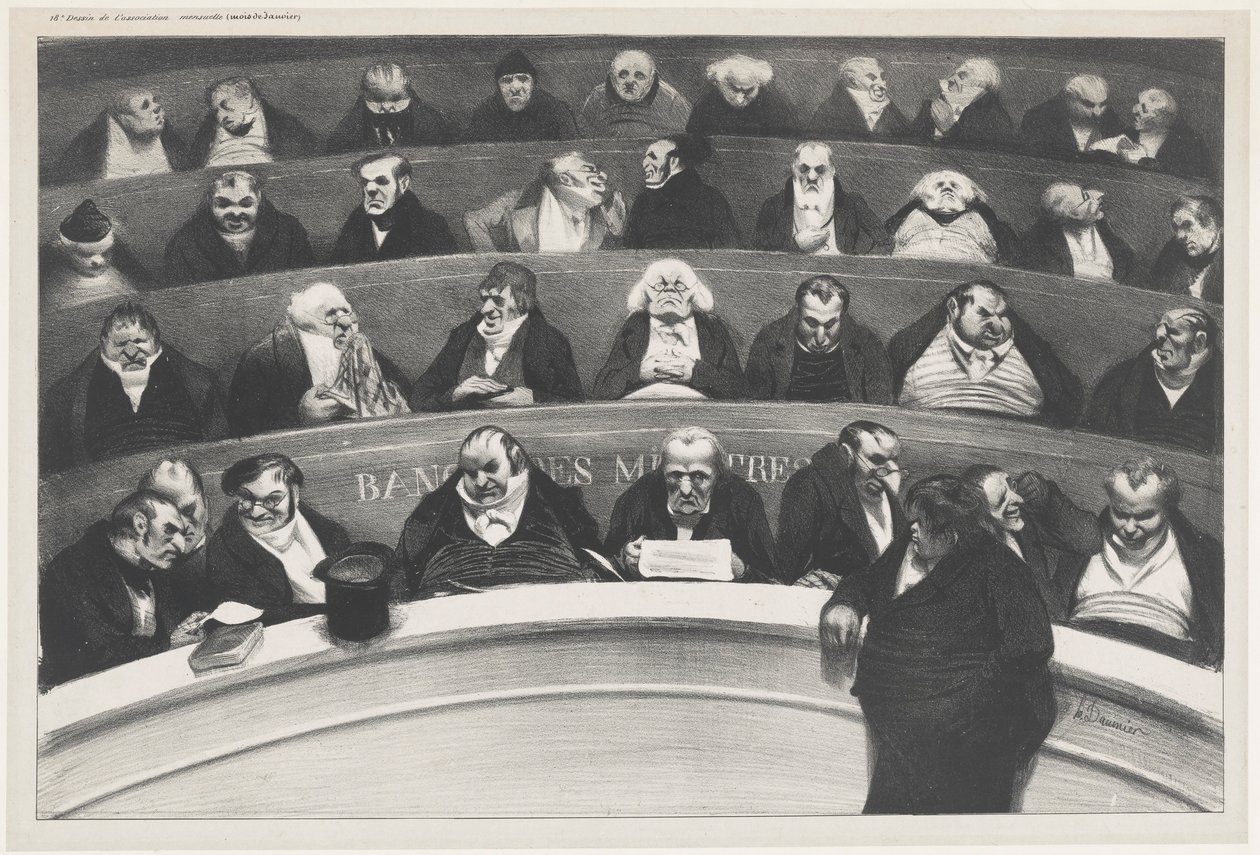 O Ventre Legislativo de Honoré Daumier