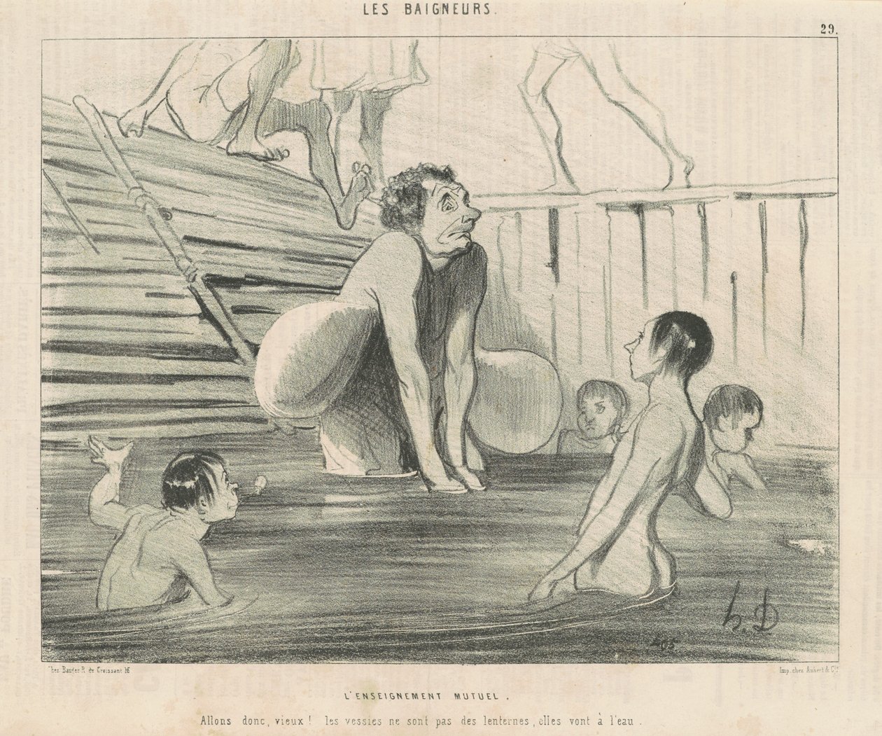 Ensino mútuo de Honoré Daumier