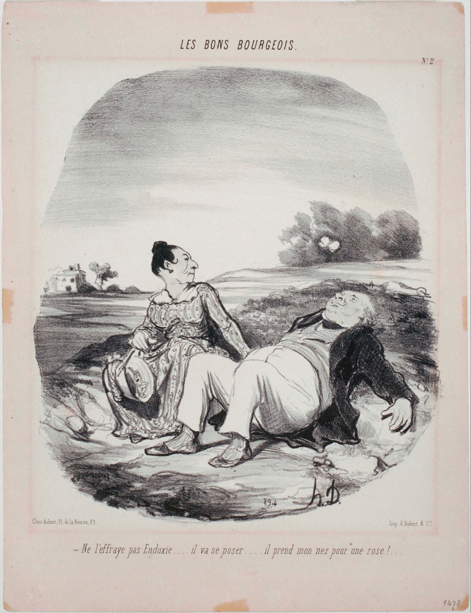 Les Bons Bourgeois: Não a assustes, Eudoxie... de Honoré Daumier