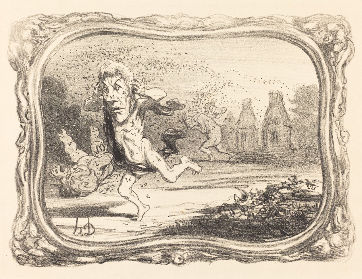 Les Curieux Punis de Honoré Daumier