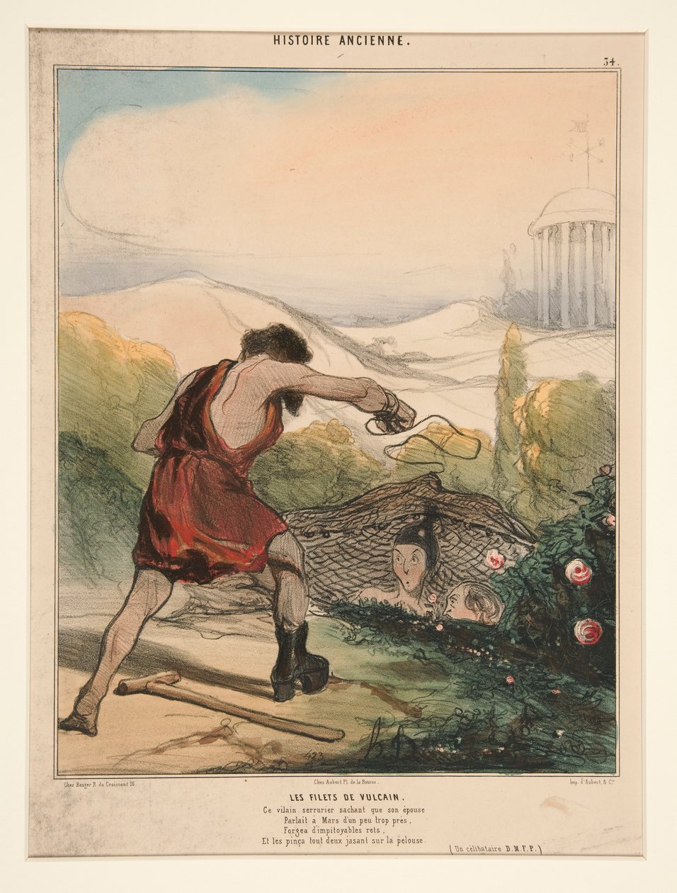 Redes Vulcanas. Este serralheiro safado sabendo que sua esposa de Honoré Daumier