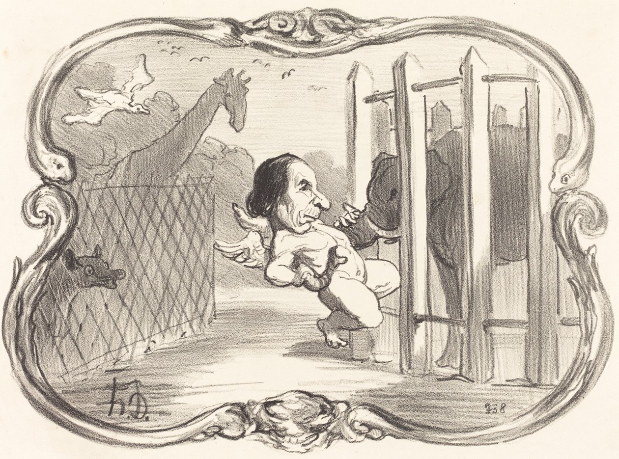 Les Malheurs du chimiste Dumas de Honoré Daumier