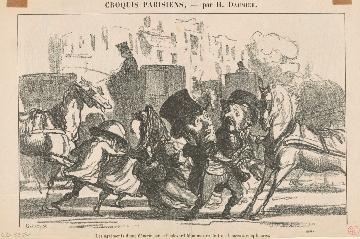 As comodidades de uma flanerie... de Honoré Daumier